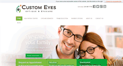 Desktop Screenshot of customeyesfrisco.com