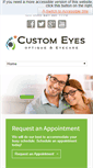 Mobile Screenshot of customeyesfrisco.com